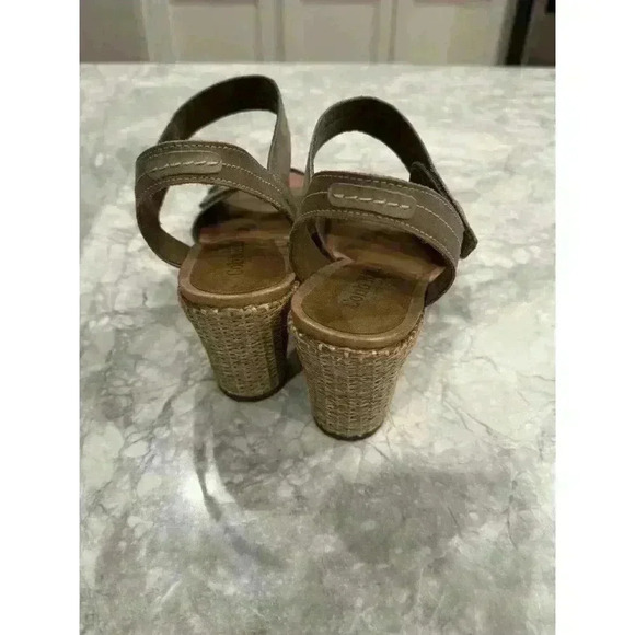 Cobb Hill Espadrille Womens Sandals Gray / Beige Wedge Sandals Size 9.5 - Picture 3 of 7